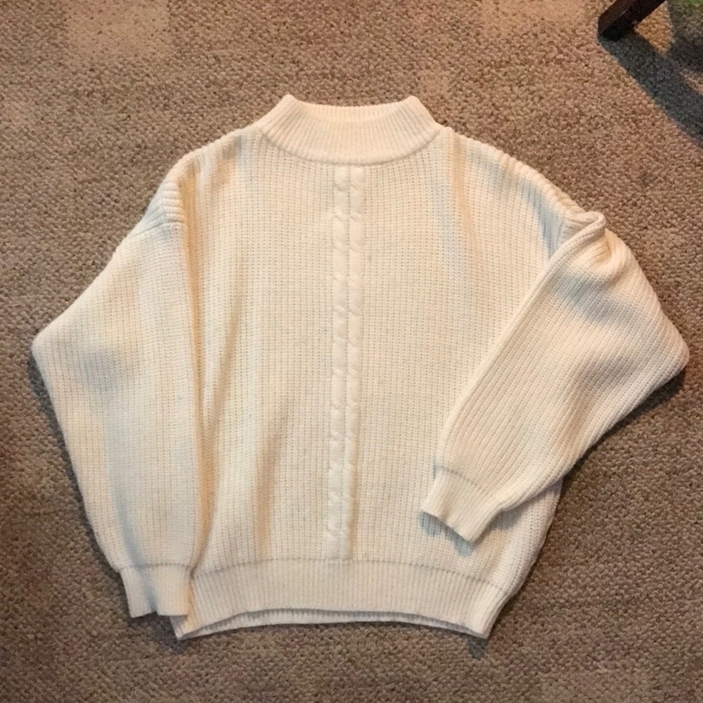 Thick Lovely White Sweater